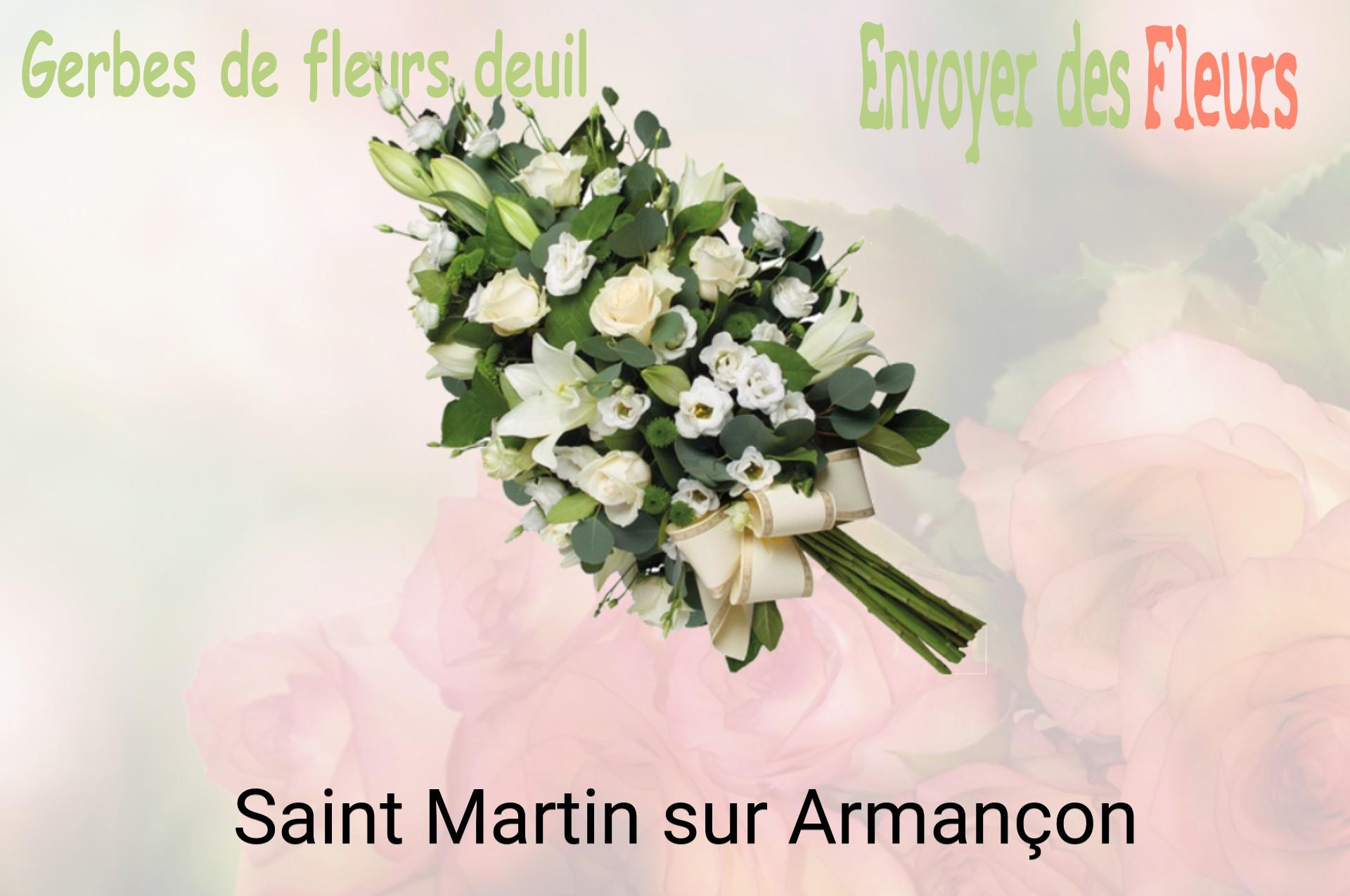 Gerbe de fleurs de deuil livrée à Saint-Martin-sur-Armançon
